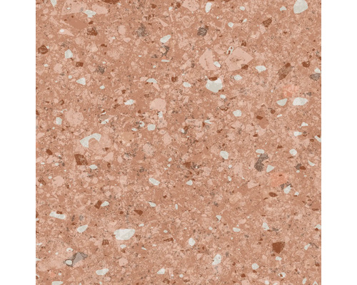 Gros plan d''un carreau de sol avec motif terrazzo.