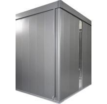 Abri de jardin biohort Neo 4B porte standard 235,5 x 347,5 cm argent métallique