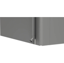 Abri de jardin biohort Neo 4B porte standard 235,5 x 347,5 cm argent métallique