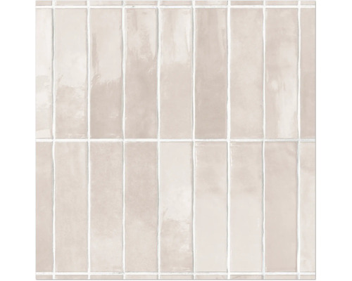 Gros plan de carreaux muraux rectangulaires