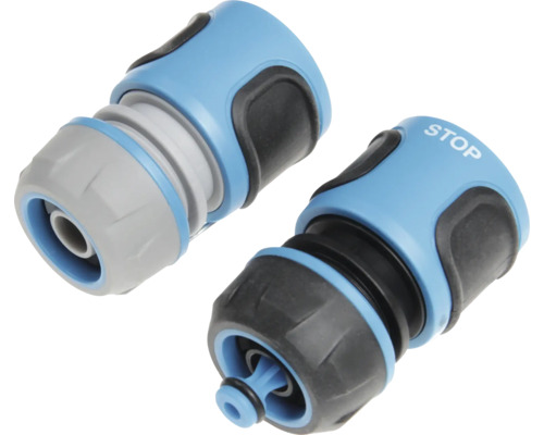 Deux raccords de tuyau pour tuyaux d''arrosage