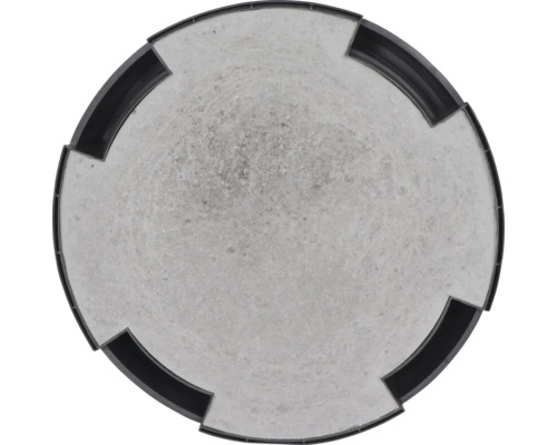 Bodeneinbaustrahler mit runder Form