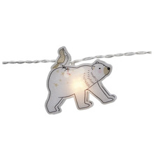 Guirlande lumineuse décorative avec motifs d''ours et d''oiseaux