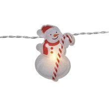 Guirlande lumineuse bonhomme de neige pour décoration de Noël