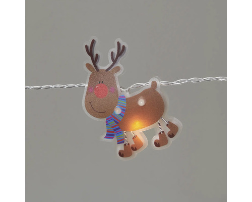 Guirlande lumineuse renne pour décoration de Noël