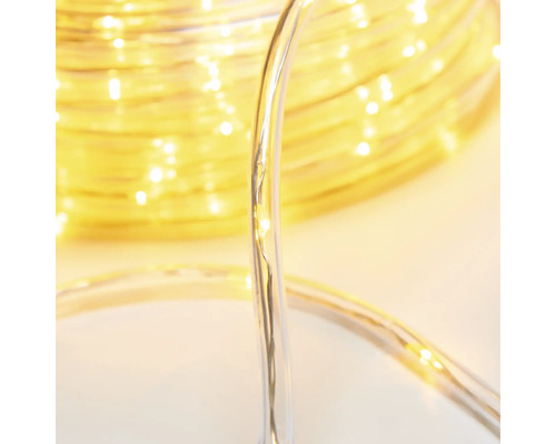 Guirlande lumineuse dans un tube