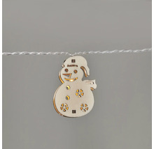 Lichterkette mit Schneemann-Motiv