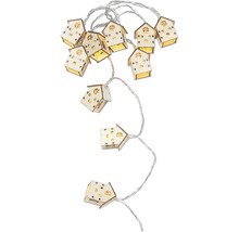 Lichterkette mit Häuschenmotiven