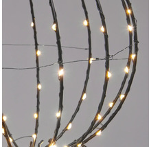 Dekorative Kugel aus Metall mit LED-Beleuchtung