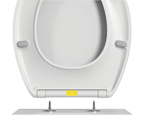 Abattant de WC blanc avec matériel de fixation