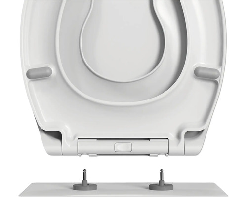 Abattant de WC avec fermeture amortie et siège enfant