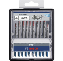 Jeu de lames de scie sauteuse Bosch pour métal et aluminium, 10 pièces