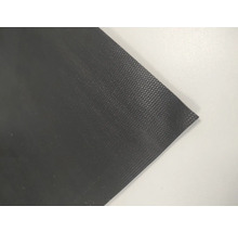 Schwarze Gummimatte mit Noppenstruktur