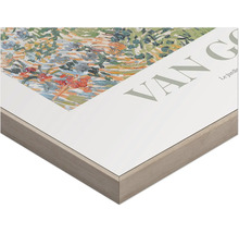 Gerahmter Kunstdruck mit dem Titel Le jardin de Daubigny von Vincent van Gogh