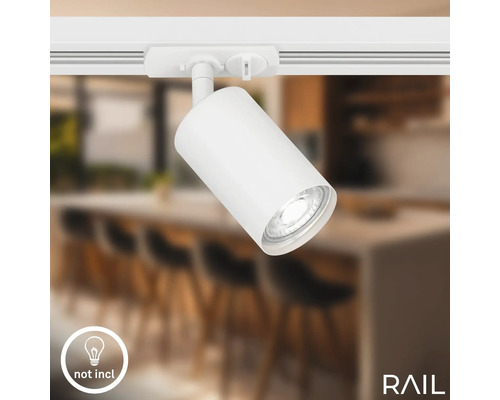 Schienenstrahler, Leuchtmittel nicht enthalten