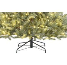 Arbre de Noël artificiel avec lumières et support métallique