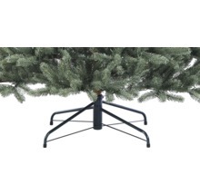 Vue détaillée d''un arbre de Noël artificiel avec support métallique
