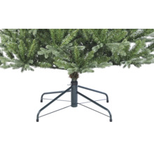 Vue détaillée d''un arbre de Noël artificiel avec un support métallique