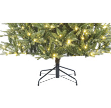 Künstlicher Weihnachtsbaum mit Lichtern und Metallständer