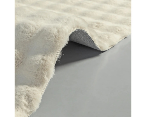 Detailansicht eines Teppichs mit Flor