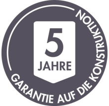 Gartenhaus Karibu Carlson 2 mit Schleppdach und selbstklebender Dachfolie 542,5 x 276 cm natur