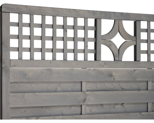 Dossier de banc de jardin en bois avec motif quadrillé