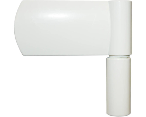 Paumelle de porte blanche