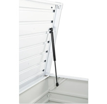 Vue détaillée d''une armoire à outils ouverte avec ressort à gaz