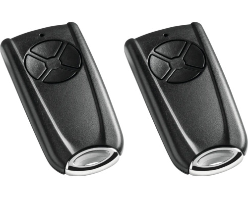 Zwei Garagentoröffner mit vier Tasten
