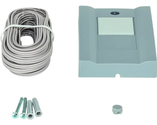 Détecteur de mouvement extérieur avec câble, vis et chevilles