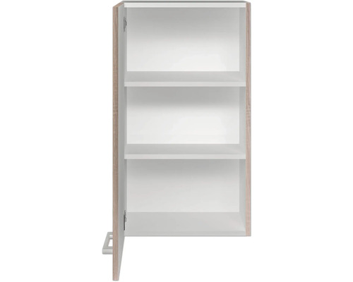 Offener Hochschrank mit drei Regalböden