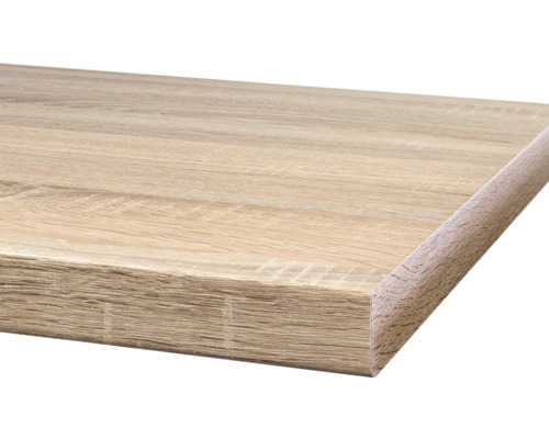 Holzplatte mit abgerundeter Kante