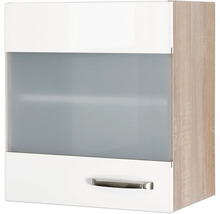 Wandschrank mit Glastür und Schublade