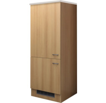 Hochschrank mit zwei Türen und einem Lüftungsgitter im unteren Bereich