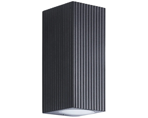 Applique murale extérieure rectangulaire avec rainures verticales