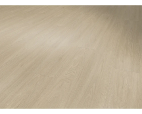 Bodenbelag aus hellem Laminat mit Holzstruktur