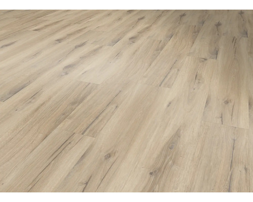 Verlegter Bodenbelag mit Holzoptik