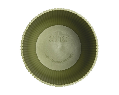 Pot de fleurs Elho en plastique recyclé, vue de dessus