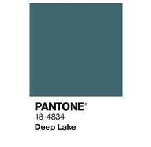 Nuancier Pantone 18-4834 Deep Lake