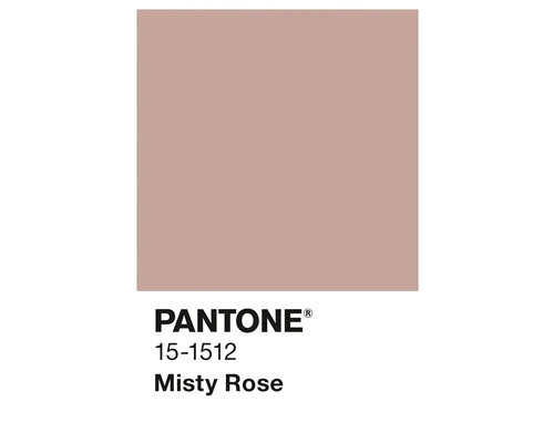 Pantone 15-1512 Misty Rose Farbmuster