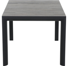 Table de jardin rectangulaire avec quatre pieds
