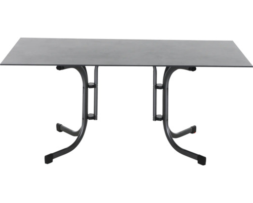 Rechteckiger Tisch mit Metallgestell
