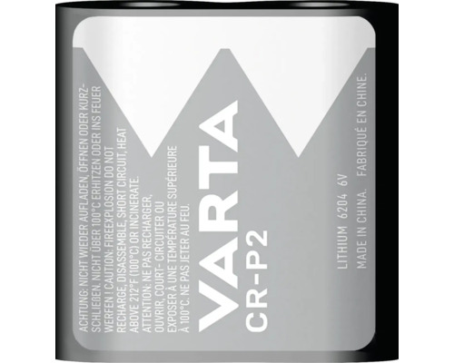Pile au lithium Varta CR-P2 6V