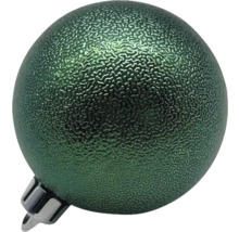 Boule de Noël verte avec texture en relief