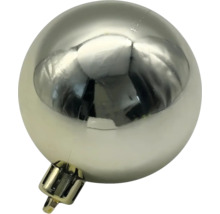 Silberfarbene Weihnachtskugel