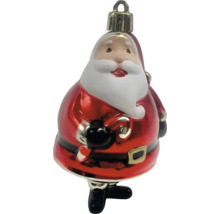 Weihnachtskugel Weihnachtsmann mit Aufhänger