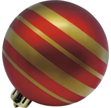 Weihnachtskugel mit Streifenmuster