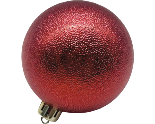Rote Weihnachtskugel mit Aufhänger