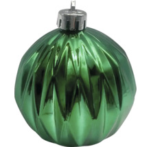 Dekorativer Weihnachtskugelanhänger mit geometrischem Muster