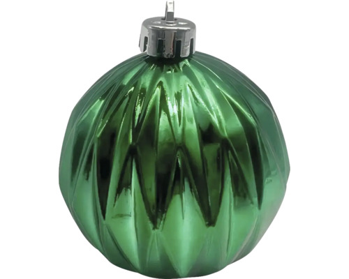 Dekorativer Weihnachtskugelanhänger mit geometrischem Muster